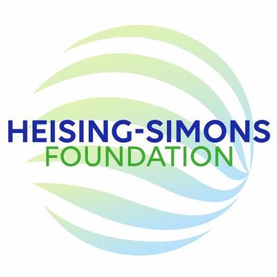 blue and green logo of the Heising-Simons Foundation